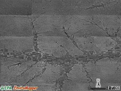 Zip code 66869 satellite photo by USGS