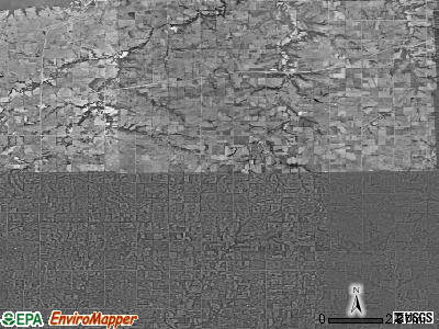 Zip code 66871 satellite photo by USGS
