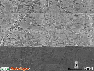 Zip code 66872 satellite photo by USGS