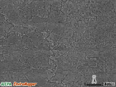 Zip code 66945 satellite photo by USGS