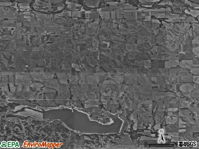Zip code 66970 satellite photo by USGS