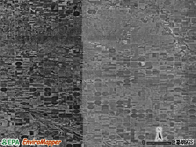 Zip code 67020 satellite photo by USGS