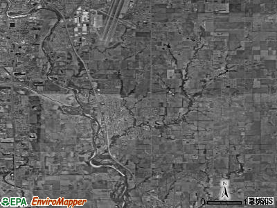 Zip code 67037 satellite photo by USGS