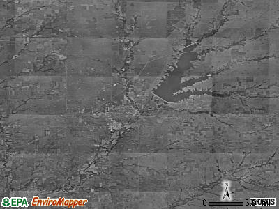 Zip code 67042 satellite photo by USGS