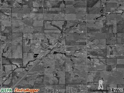 Zip code 67067 satellite photo by USGS