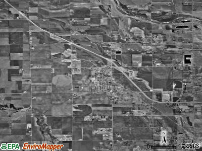 Zip code 67101 satellite photo by USGS