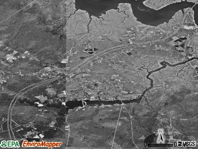 Zip code 08241 satellite photo by USGS