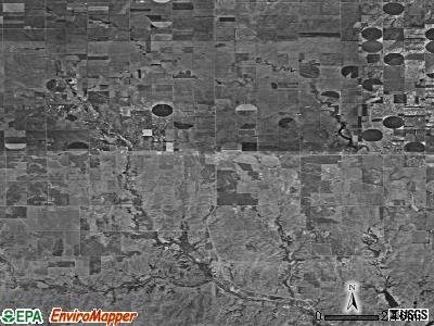 Zip code 67134 satellite photo by USGS
