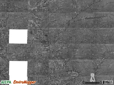 Zip code 67156 satellite photo by USGS