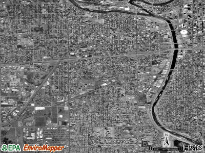Zip code 67213 satellite photo by USGS