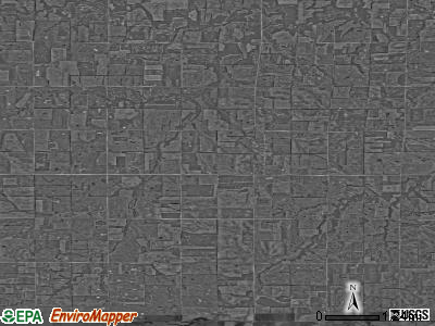 Zip code 67332 satellite photo by USGS