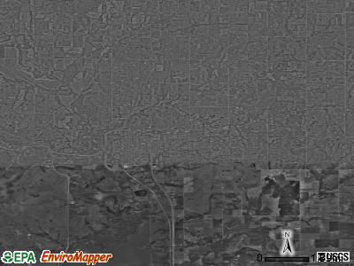 Zip code 67333 satellite photo by USGS