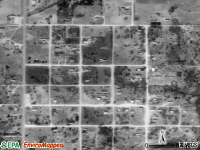 Zip code 67334 satellite photo by USGS