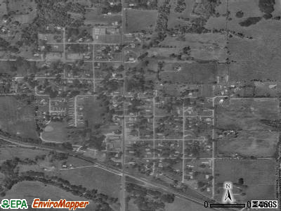 Zip code 67340 satellite photo by USGS