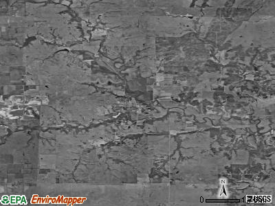 Zip code 67345 satellite photo by USGS