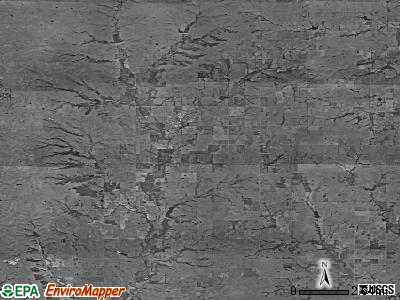 Zip code 67346 satellite photo by USGS