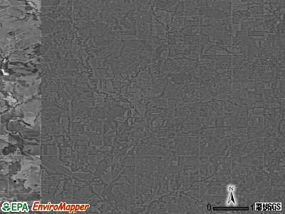 Zip code 67347 satellite photo by USGS
