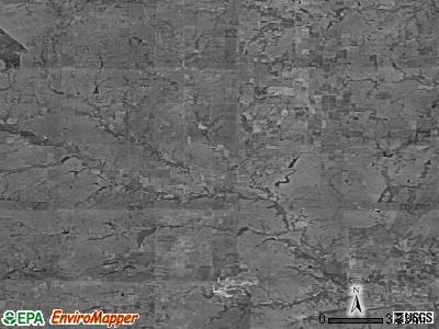 Zip code 67349 satellite photo by USGS