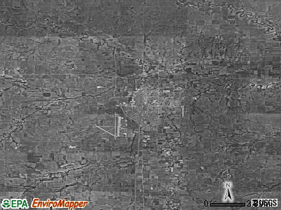 Zip code 67401 satellite photo by USGS