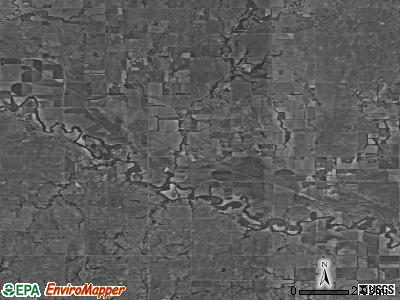 Zip code 67422 satellite photo by USGS