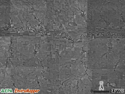 Zip code 67423 satellite photo by USGS