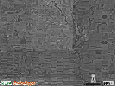Zip code 67427 satellite photo by USGS