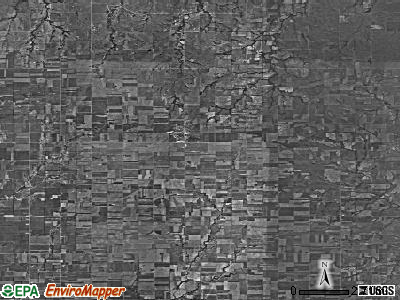 Zip code 67428 satellite photo by USGS