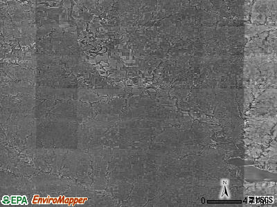 Zip code 67432 satellite photo by USGS