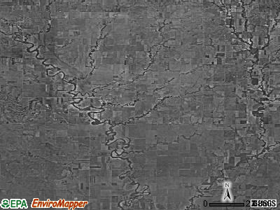 Zip code 67436 satellite photo by USGS