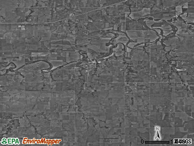 Zip code 67441 satellite photo by USGS
