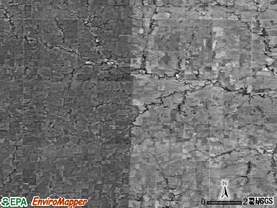 Zip code 67447 satellite photo by USGS
