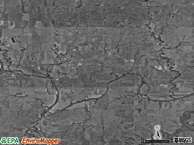 Zip code 67454 satellite photo by USGS