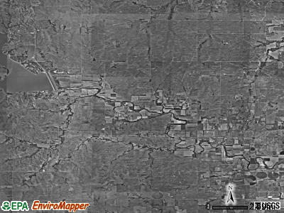 Zip code 67464 satellite photo by USGS