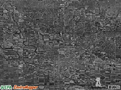 Zip code 67502 satellite photo by USGS