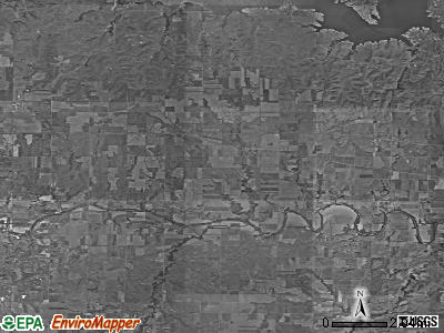 Zip code 67639 satellite photo by USGS