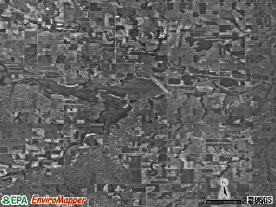 Zip code 67644 satellite photo by USGS
