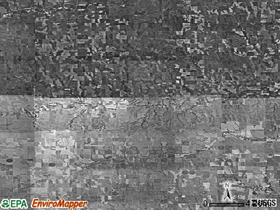 Zip code 67645 satellite photo by USGS