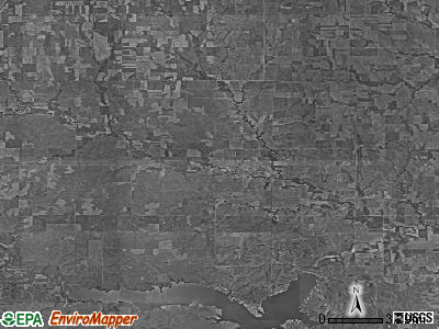 Zip code 67648 satellite photo by USGS