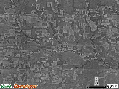 Zip code 67649 satellite photo by USGS