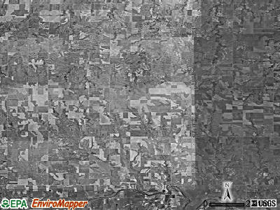 Zip code 67657 satellite photo by USGS