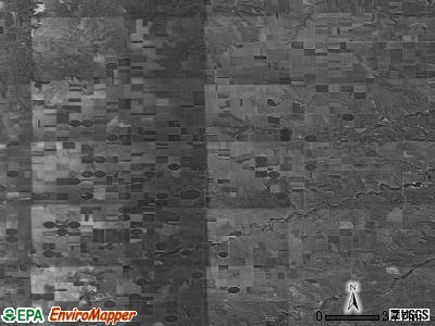 Zip code 67745 satellite photo by USGS