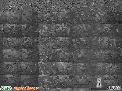 Zip code 67749 satellite photo by USGS