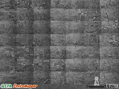 Zip code 67831 satellite photo by USGS
