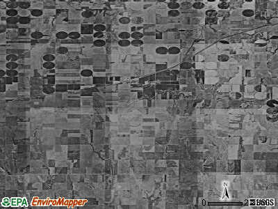 Zip code 67841 satellite photo by USGS
