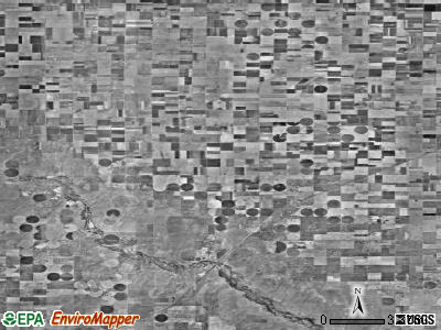 Zip code 67859 satellite photo by USGS