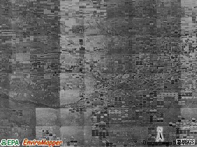 Zip code 67860 satellite photo by USGS