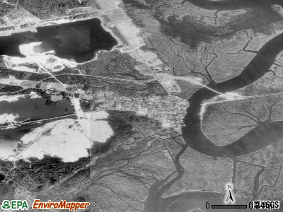 Zip code 08329 satellite photo by USGS