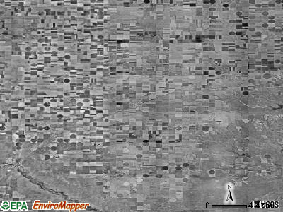 Zip code 67869 satellite photo by USGS