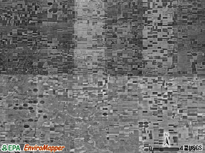 Zip code 67870 satellite photo by USGS