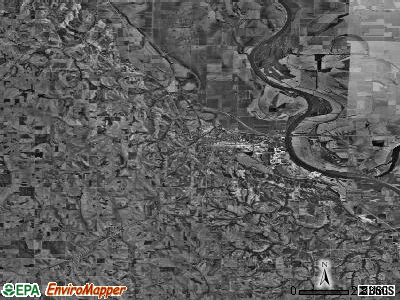 Zip code 68008 satellite photo by USGS